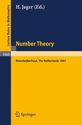 Jager |  Number Theory, Noordwijkerhout 1983 | Buch |  Sack Fachmedien