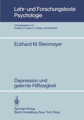 Steinmeyer |  Depression und gelernte Hilflosigkeit | Buch |  Sack Fachmedien