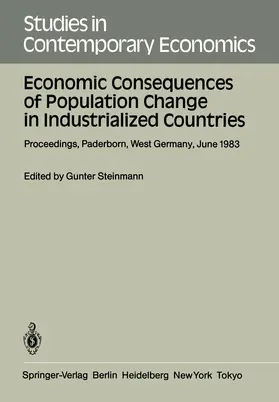 Steinmann | Economic Consequences of Population Change in Industrialized Countries | Buch | 978-3-540-13513-5 | sack.de