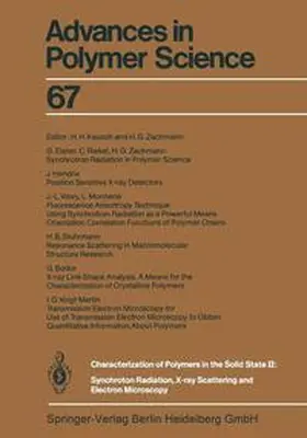 Kausch / Zachmann |  Characterization of Polymers in the Solid State II | Buch |  Sack Fachmedien