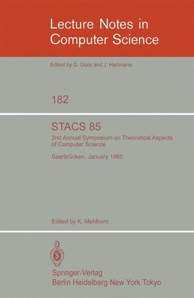 Mehlhorn |  STACS 85 | Buch |  Sack Fachmedien