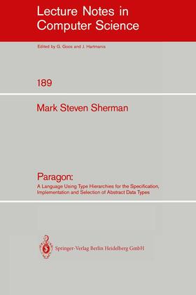 Sherman |  Paragon | Buch |  Sack Fachmedien