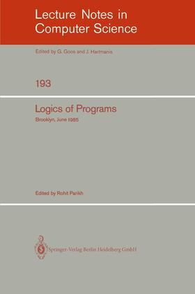 Parikh |  Logics of Programs | Buch |  Sack Fachmedien