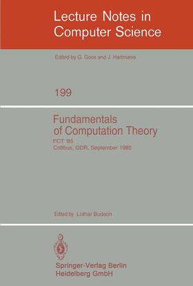 Budach |  Fundamentals of Computation Theory | Buch |  Sack Fachmedien