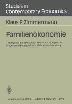 Zimmermann |  Familienökonomie | Buch |  Sack Fachmedien