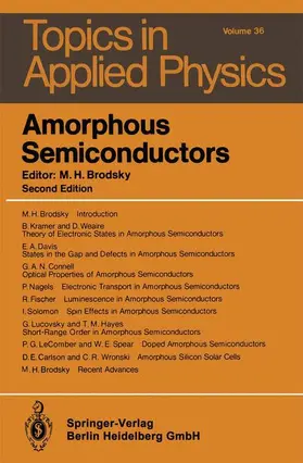 Brodsky |  Amorphous Semiconductors | Buch |  Sack Fachmedien