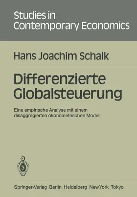 Schalk |  Differenzierte Globalsteuerung | Buch |  Sack Fachmedien