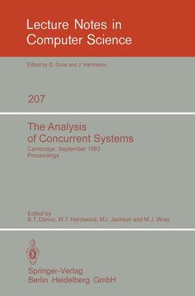 Denvir / Wray / Harwood |  The Analysis of Concurrent Systems | Buch |  Sack Fachmedien
