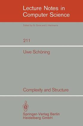 Schöning |  Complexity and Structure | Buch |  Sack Fachmedien