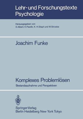 Funke |  Komplexes Problemlösen | Buch |  Sack Fachmedien