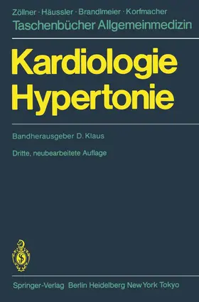 Klaus / Antoni / Hahn |  Kardiologie Hypertonie | Buch |  Sack Fachmedien