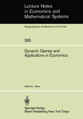 Basar / Basar |  Dynamic Games and Applications in Economics | Buch |  Sack Fachmedien