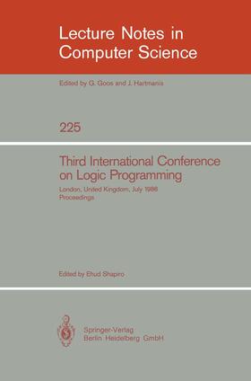 Shapiro |  Third International Conference on Logic Programming | Buch |  Sack Fachmedien