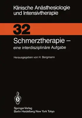 Bergmann |  Schmerztherapie | Buch |  Sack Fachmedien