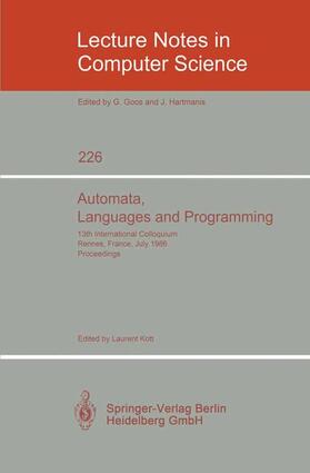 Kott |  Automata, Languages and Programming | Buch |  Sack Fachmedien