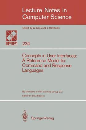 Beech / Kugler / Gram |  Concepts in User Interfaces | Buch |  Sack Fachmedien