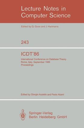 Atzeni / Ausiello |  ICDT'86 | Buch |  Sack Fachmedien