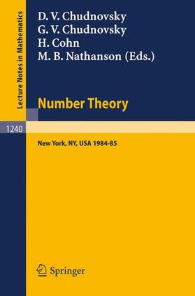 Chudnovsky / Nathanson / Cohn |  Number Theory | Buch |  Sack Fachmedien