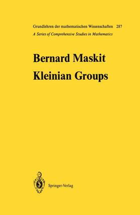 Maskit |  Kleinian Groups | Buch |  Sack Fachmedien