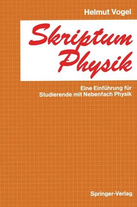 Vogel |  Skriptum Physik | Buch |  Sack Fachmedien