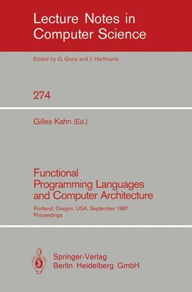 Kahn |  Functional Programming Languages and Computer Architecture | Buch |  Sack Fachmedien