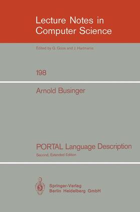 Businger |  PORTAL Language Description | Buch |  Sack Fachmedien