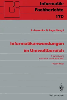 Page / Jaeschke |  Informatikanwendungen im Umweltbereich | Buch |  Sack Fachmedien