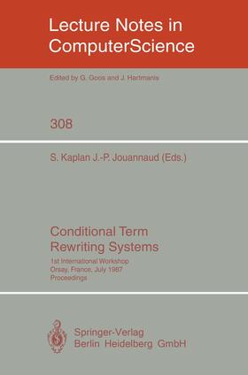 Jouannaud / Kaplan |  Conditional Term Rewriting Systems | Buch |  Sack Fachmedien