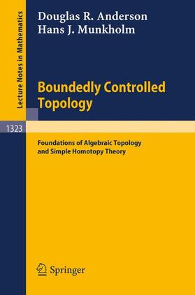Munkholm / Anderson |  Boundedly Controlled Topology | Buch |  Sack Fachmedien