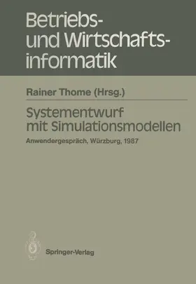 Thome |  Systementwurf mit Simulationsmodellen | Buch |  Sack Fachmedien