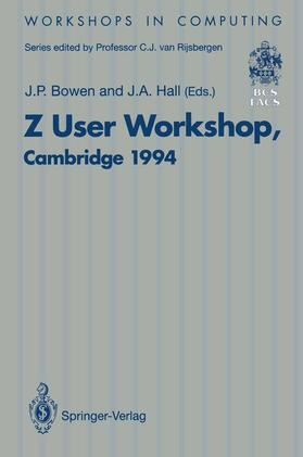Hall / Bowen |  Z User Workshop, Cambridge 1994 | Buch |  Sack Fachmedien