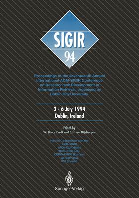 Rijsbergen / Croft |  SIGIR ¿94 | Buch |  Sack Fachmedien