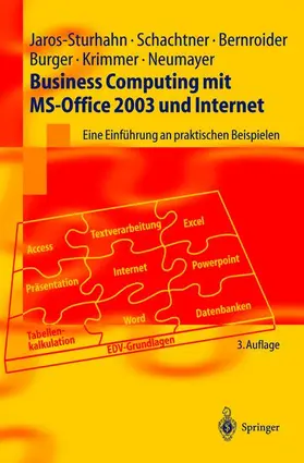 Jaros-Sturhahn / Schachtner / Neumayer |  Business Computing mit MS-Office 2003 und Internet | Buch |  Sack Fachmedien