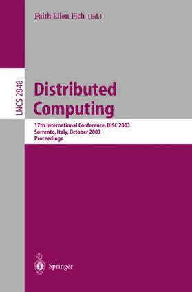 Fich |  Distributed Computing | Buch |  Sack Fachmedien