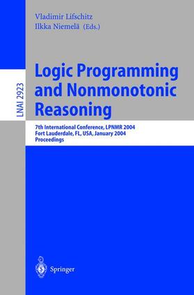 Niemelä / Lifschitz |  Logic Programming and Nonmonotonic Reasoning | Buch |  Sack Fachmedien