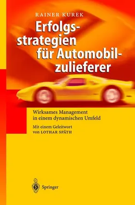 Kurek |  Erfolgsstrategien für Automobilzulieferer | Buch |  Sack Fachmedien