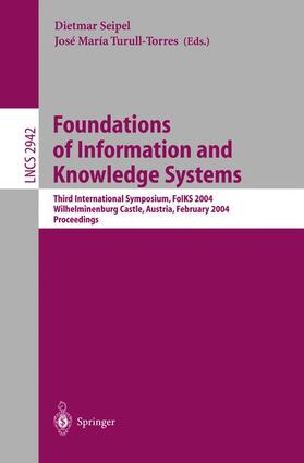 Turull-Torres / Seipel |  Foundations of Information and Knowledge Systems | Buch |  Sack Fachmedien