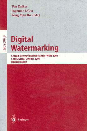 Kalker / Cox / Ro |  Digital Watermarking | Buch |  Sack Fachmedien