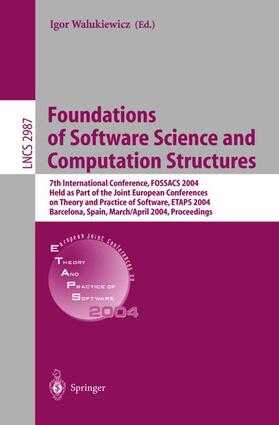 Walukiewicz |  Foundations of Software Science and Computation Structures | Buch |  Sack Fachmedien