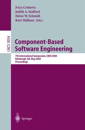 Crnkovic / Wallnau / Stafford |  Component-Based Software Engineering | Buch |  Sack Fachmedien