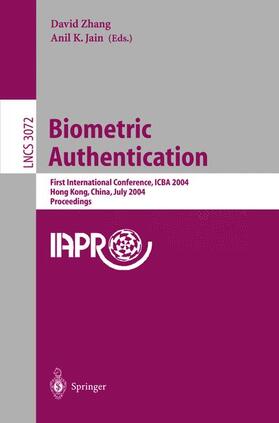 Jain / Zhang |  Biometric Authentication | Buch |  Sack Fachmedien