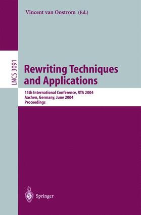 Oostrom |  Rewriting Techniques and Applications | Buch |  Sack Fachmedien