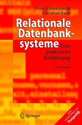 Kleinschmidt / Rank |  Relationale Datenbanksysteme | Buch |  Sack Fachmedien