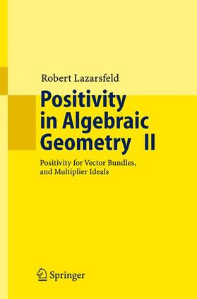 Lazarsfeld |  Positivity in Algebraic Geometry II | Buch |  Sack Fachmedien