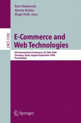 Bauknecht / Pröll / Bichler |  E-Commerce and Web Technologies | Buch |  Sack Fachmedien