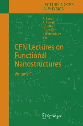 Busch / Powell / Röthig |  Functional Nanostructures 1 | Buch |  Sack Fachmedien