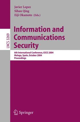 Okamoto / López |  Information and Communications Security | Buch |  Sack Fachmedien