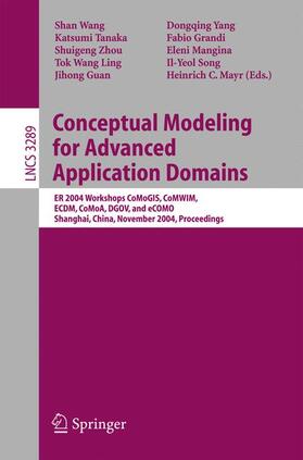 Wang / Guan / Tanaka |  Conceptual Modeling for Advanced Application Domains | Buch |  Sack Fachmedien