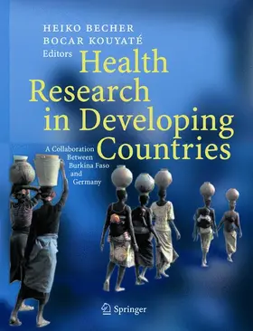 Kouyaté / Becher |  Health Research in Developing Countries | Buch |  Sack Fachmedien