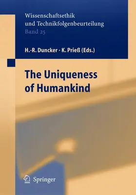 Prieß / Duncker |  On the Uniqueness of Humankind | Buch |  Sack Fachmedien